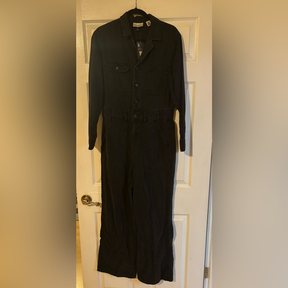 (NWT) Universal Thread Denim Long Sleeve Baggy Jumpsuit - Picture 3 of 5